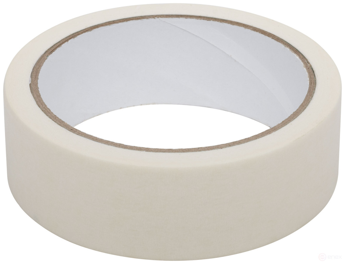 Лента малярная креппированная клейкая 30 мм х 20 м