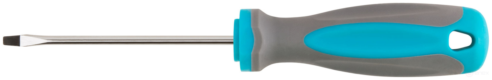 Screwdriver, CrV steel, rubberized handle SL3 x 75 mm