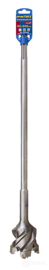 Бур SDS-MAX проломный ПРАКТИКА 80 х 600 мм (243-806)