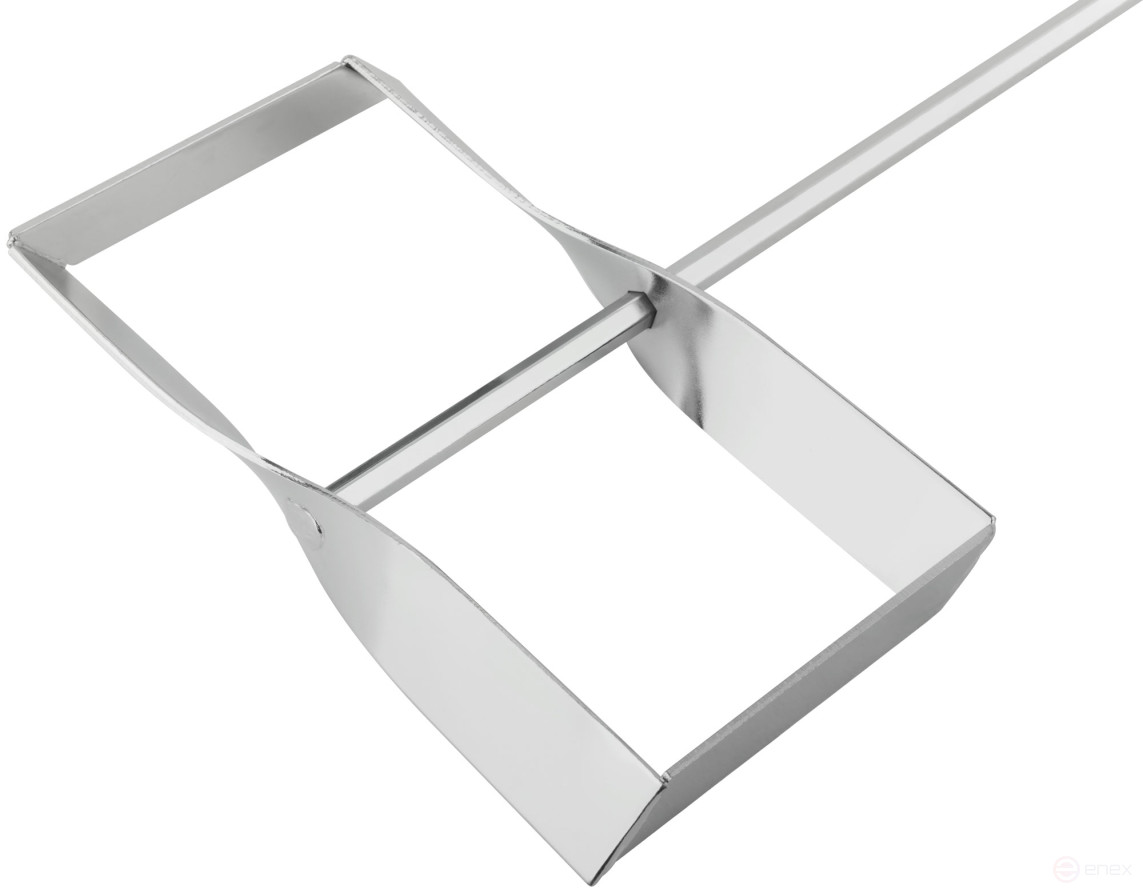 Миксер для строительных смесей оцинкованный усиленный Профи 212х600 мм