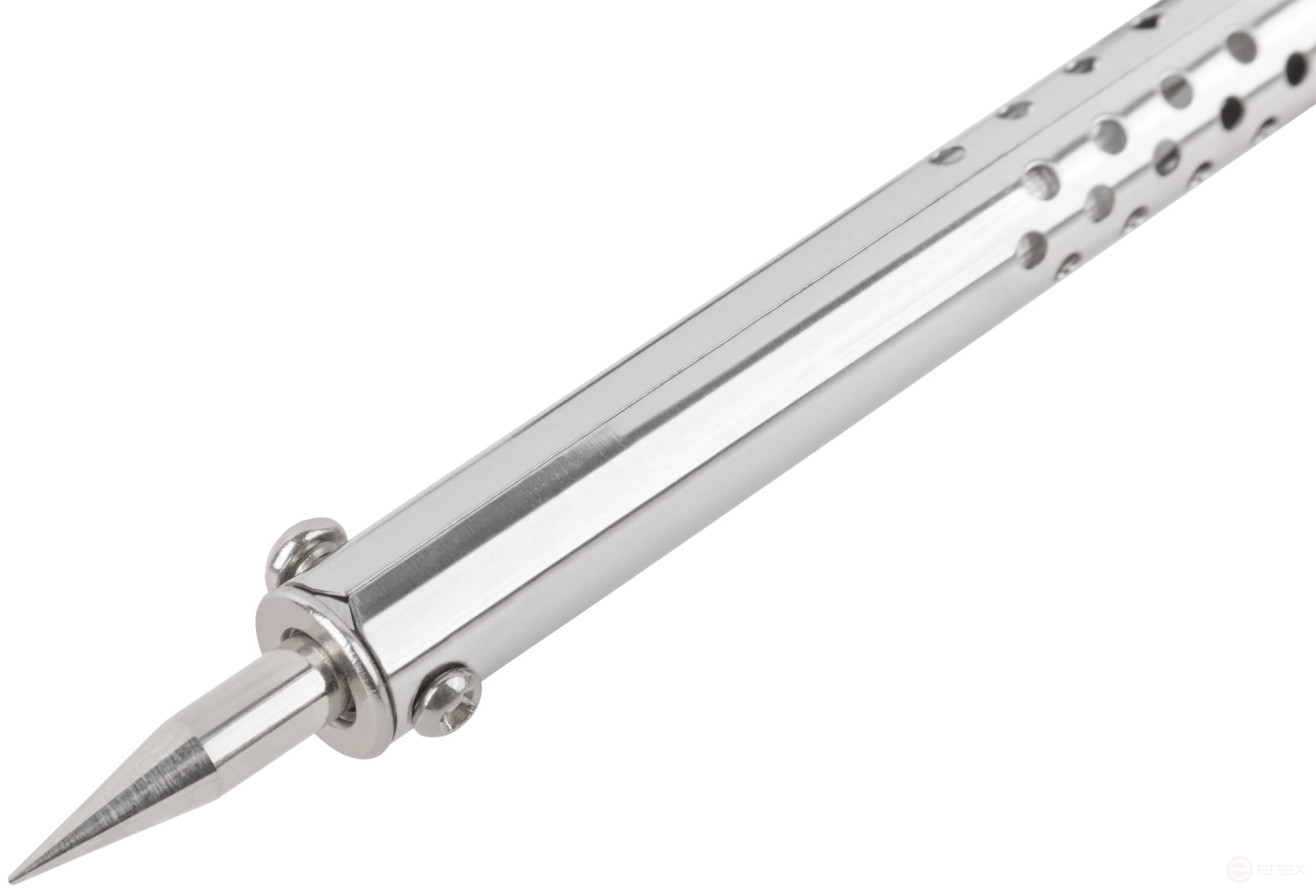 Паяльник 220 В, пластиковая ручка, конусное латунное жало, 55 Вт