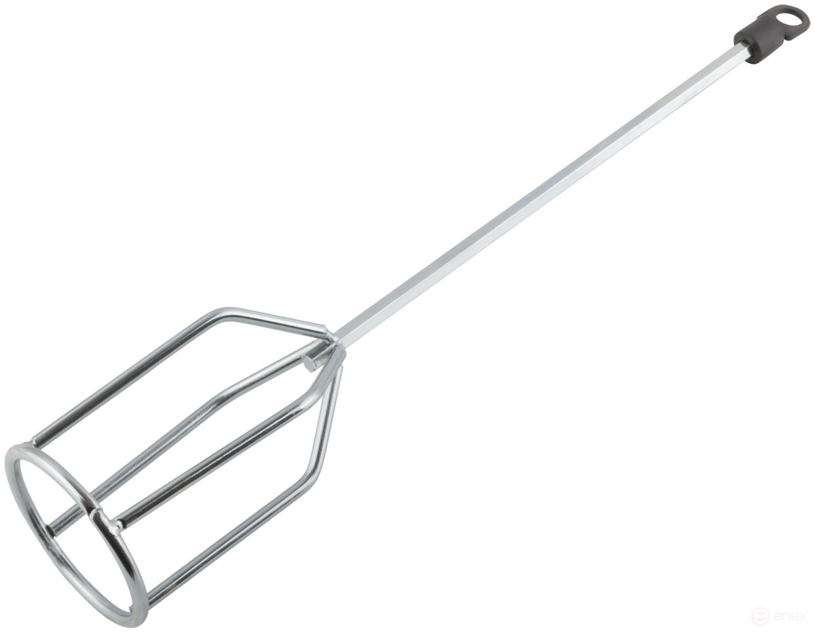 Миксер для строительных смесей повышенной вязкости оцинкованный 80х400 мм