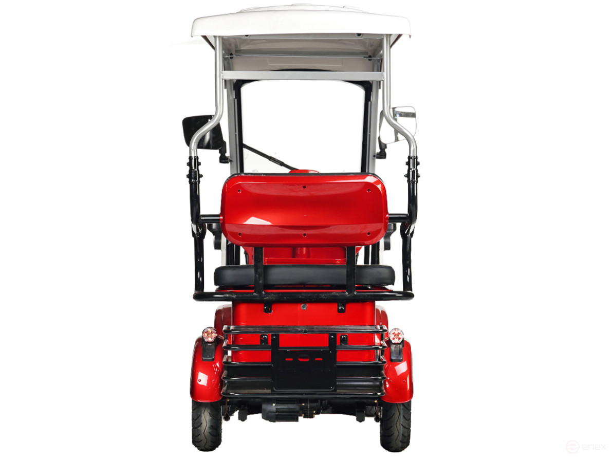 Электротрицикл Rutrike Gelbert Hara 48V/60V 600Вт, красный