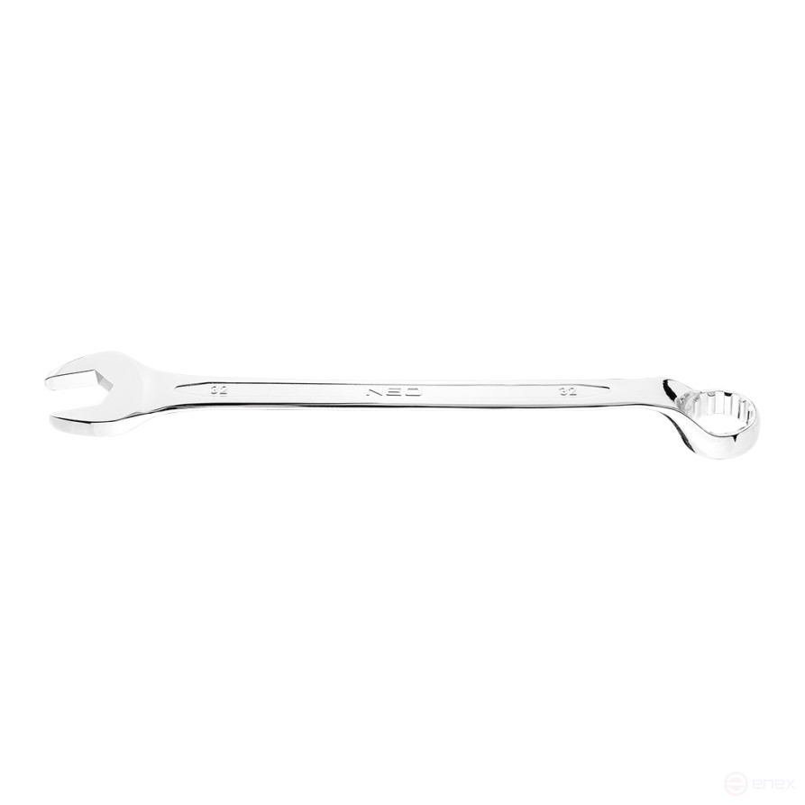 Ключ комбинированный изогнутый SPLINE 32 мм