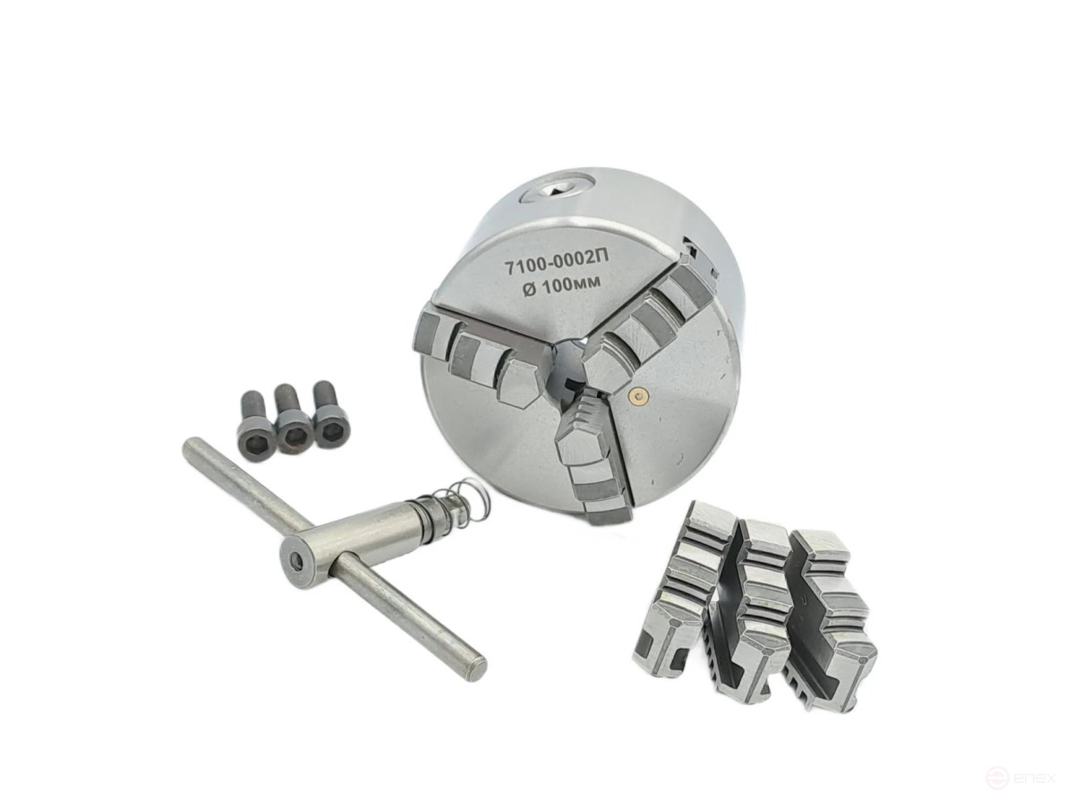 Turning chuck f 100 mm 3-cul. 7100-0002P (K11-100)