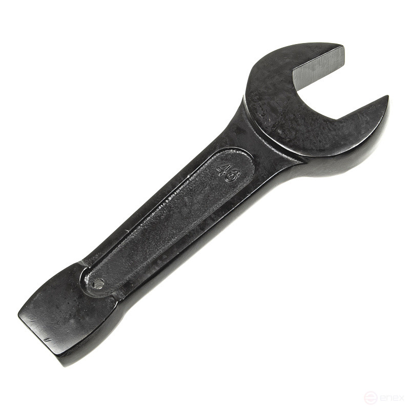 Ключ рожковый 46мм ER-33046 ударный односторонний (L-253мм) ЭВРИКА /1/10