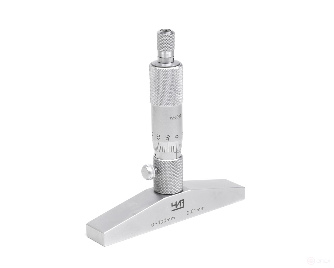 Глубиномер микрометр. ГМ - 100 0,01 ЧИЗ