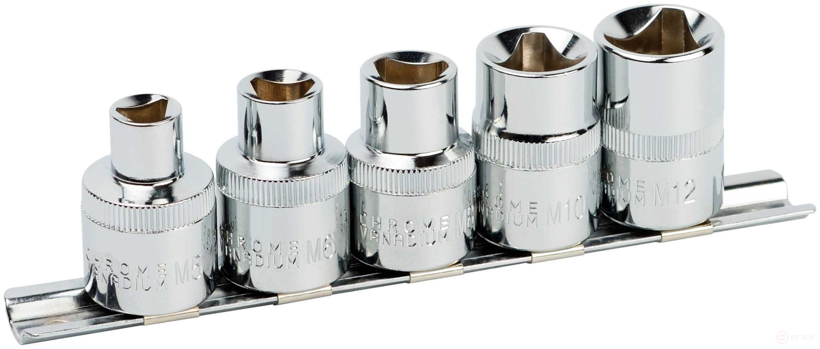 Набор головок 3-гранных (DR1/2"; М5-М12; 5 пр.) (АвтоDело) 39970