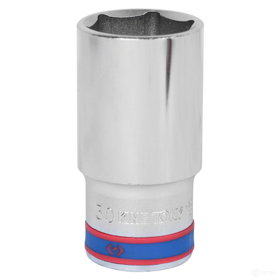 Головка торцевая глубокая шестигранная 1/2", 30 мм KING TONY 423530M