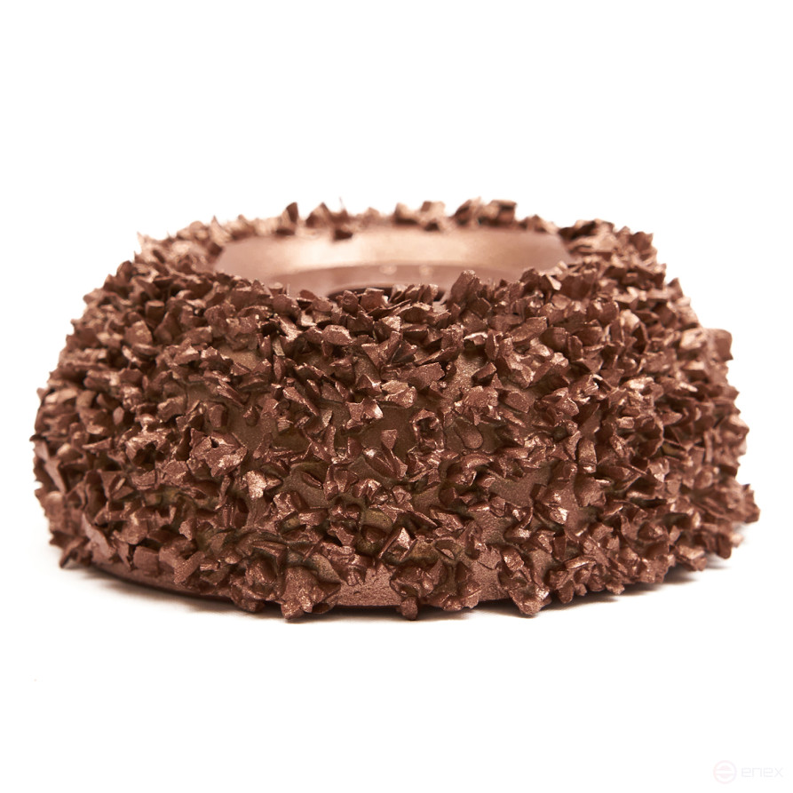 NS05-6116 Rough hemisphere, Ø50x19mm, AH 9.5mm, 16 Grit