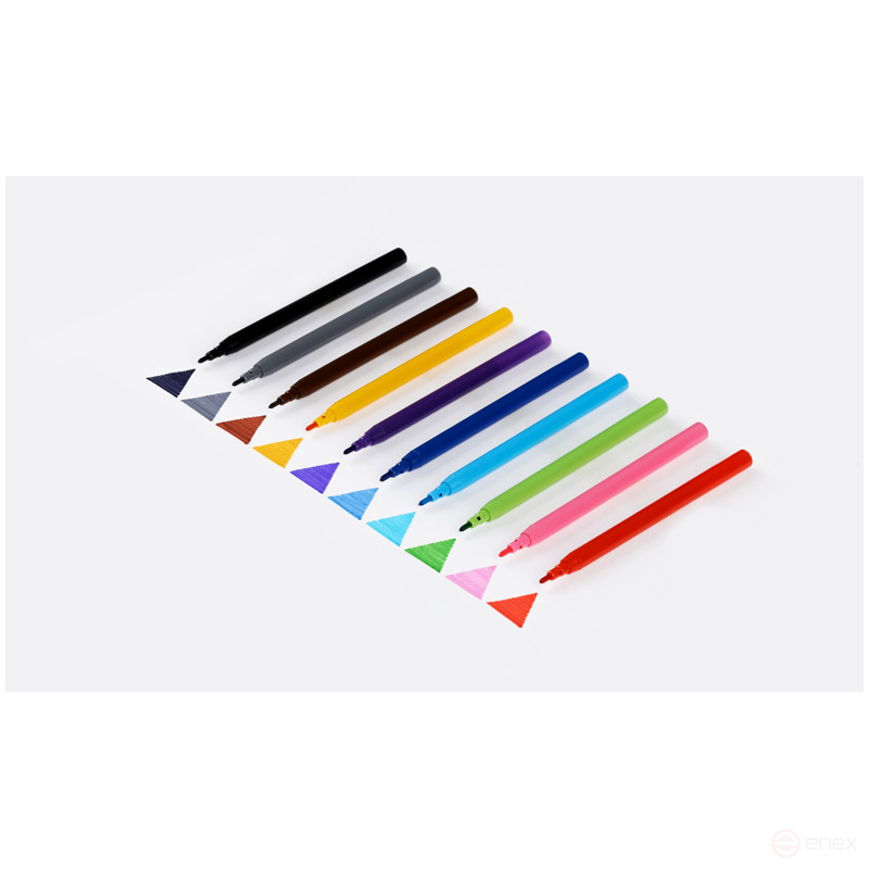 Markers STAMM "Dragons", 10 colors, washable, package, European weight