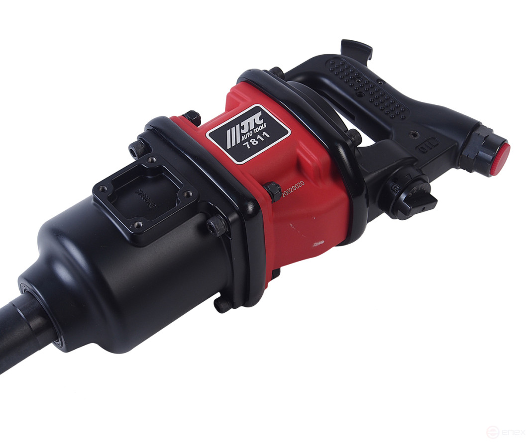 Гайковерт пневматический 1" 3390Нм 3600об/мин. 312л/мин. 90PSI шпиндель 203мм ударный L=610мм JTC