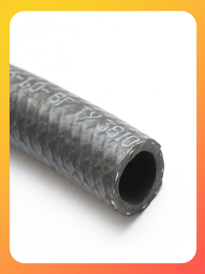 Pressure rubber sleeve with a thread frame, long D25 1 meter