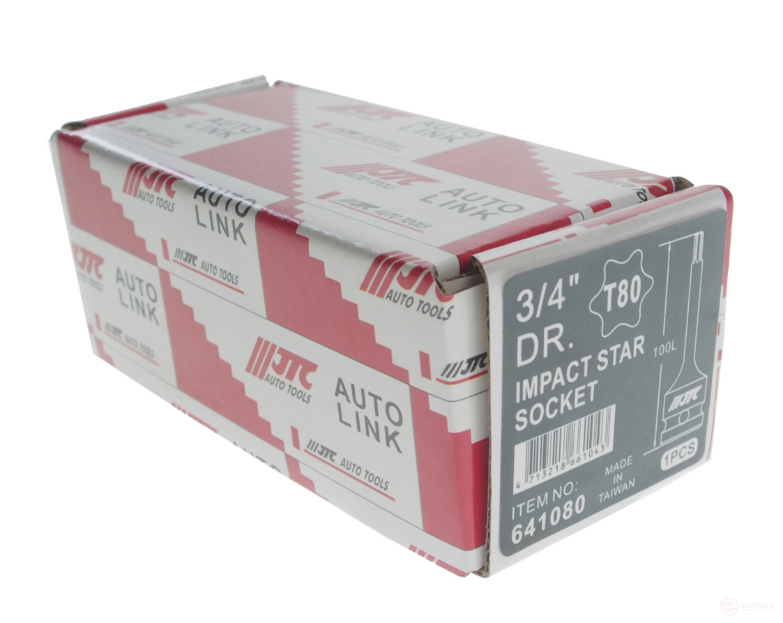 Головка торцевая 3/4" TORX T80 ударная JTC