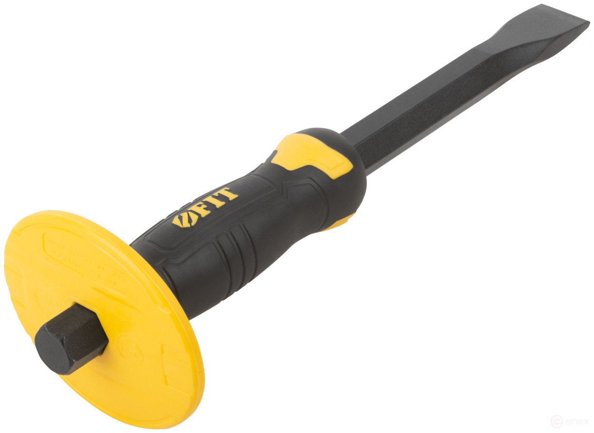 Зубило с пластиковым прорезиненным протектором 300х18х25 мм Профи