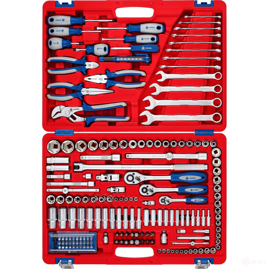 Universal tool set, 174 items MASTER 01-174C