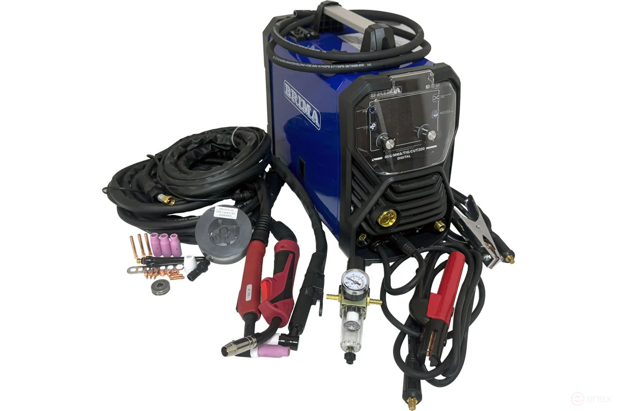 Многофункциональная инверторная установка Brima mma/mig/tig/cut 200 digital