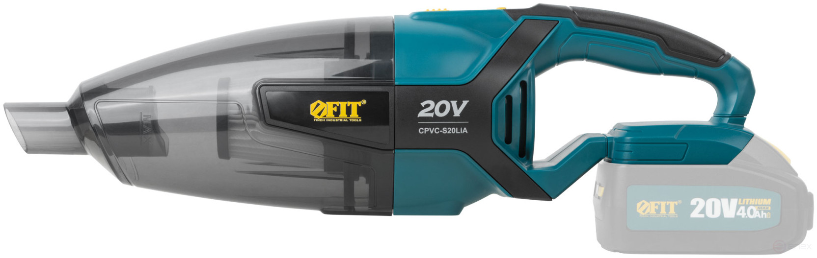 Vacuum cleaner acc; Brushless; 20 V; 8 kPa, 600 ml; box