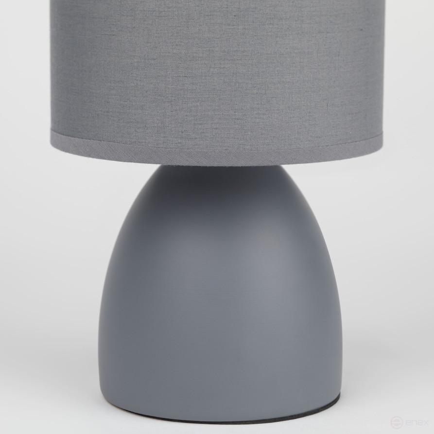 Rivoli Nadine 7042-501 Table Lamp 1 * E14 40W ceramic grey with lampshade
