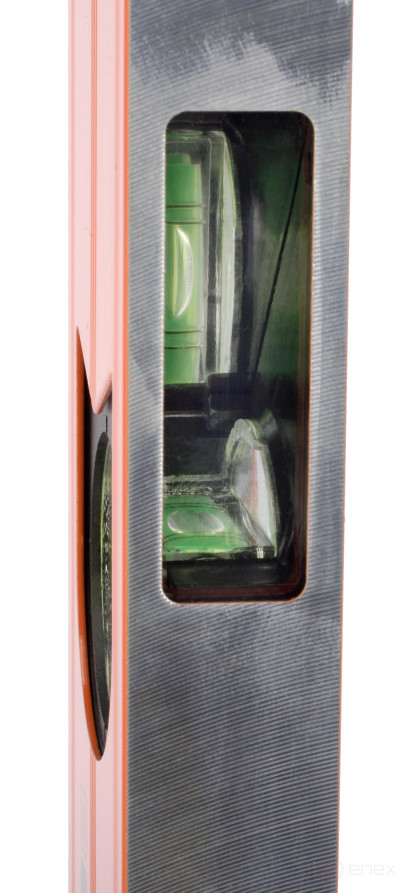 Уровень алюминиевый коробчатый 400 мм (3 глазка/1 зеркальный, магнитный) BERIL