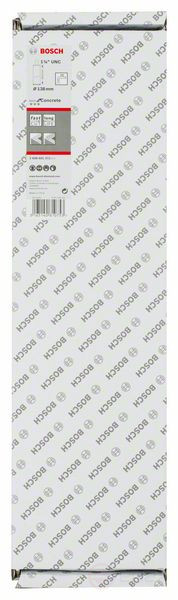 Алмазная сверлильная коронка для мокрого сверления 1 1/4 UNC Best for Concrete 138 мм, 450 мм, 11 сегментов, 11,5 мм