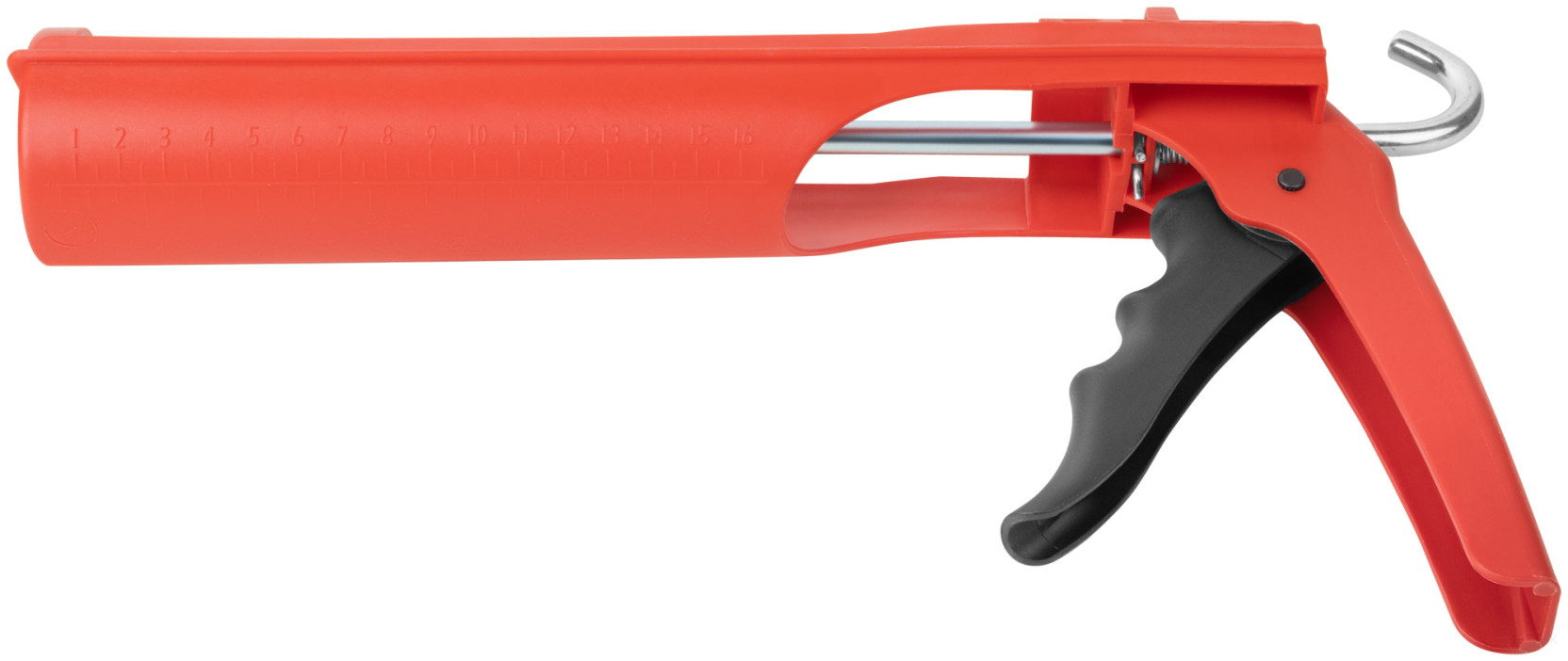 Sealant gun 225 mm semi-shell, polypropylene case reinforced with fiberglass