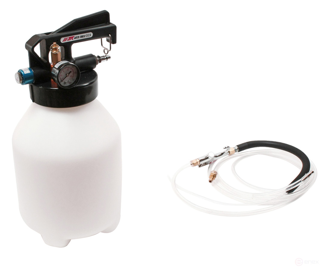 Pneumatic device for pumping and refilling of technical liquids 6L JTC