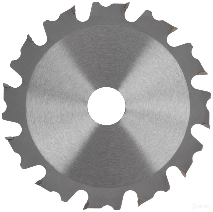 USM saw blade, 125 x 22.2 mm, 12 teeth + 2 rings 22.2/20 mm and 22.2/16 mm
