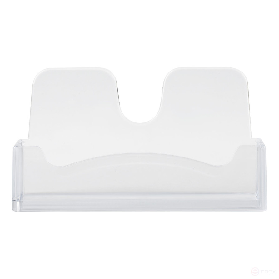Business card holder desktop STAMP, 40*100mm, transparent