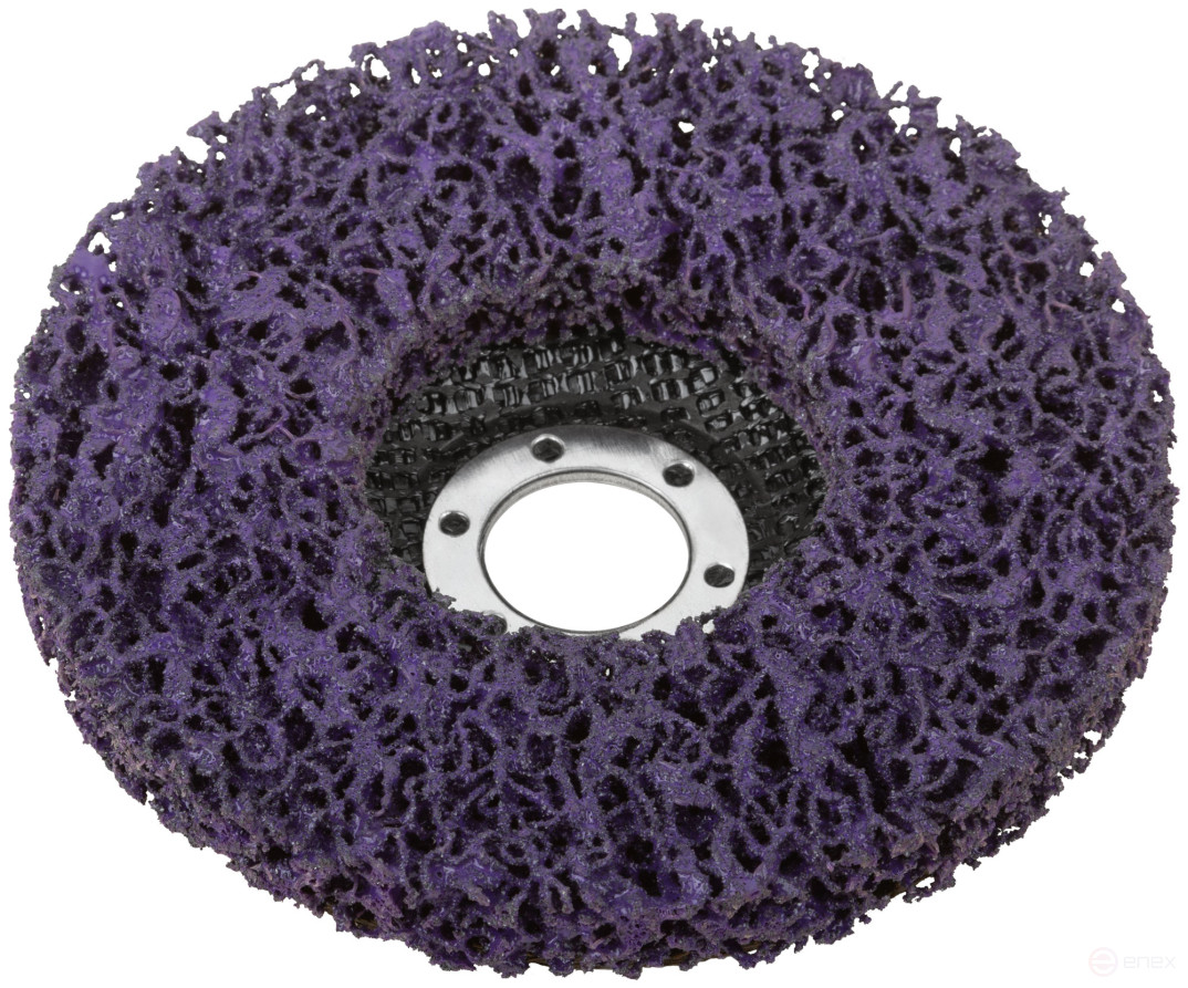 Polymer stripping disc 125 mm, purple, hard