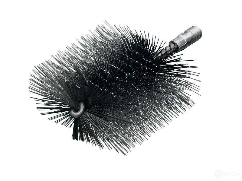 IBG brush, 160*100 mm, diameter 50*120 mm, straight steel wire STA 0.35 mm, fit W1/2"