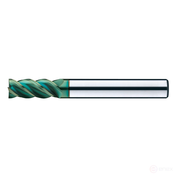 End mill D0.4x0.8x40x4 Z4 45° TiSiN-nano