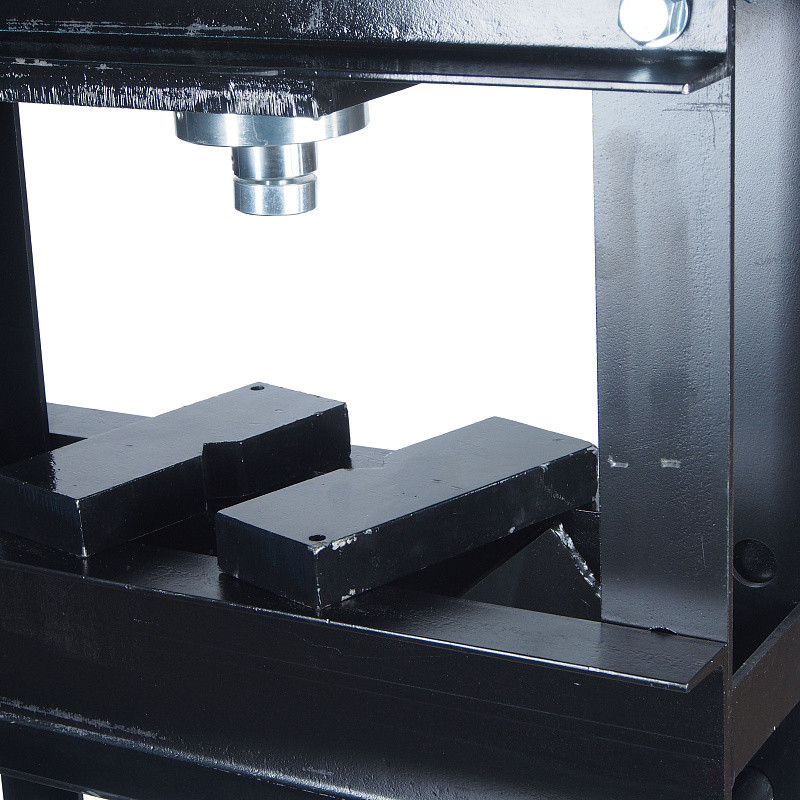 ER-40030 hydraulic floor press 30t with manual drive and pressure gauge (stroke 150mm, working range 130-820mm) EUREKA /1 NEW