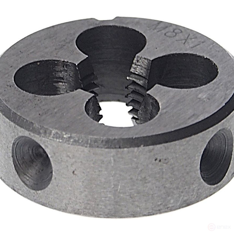 Плашка ER-00810P M08x1-ø25мм, в пластиковом футляре ЭВРИКА /1/10