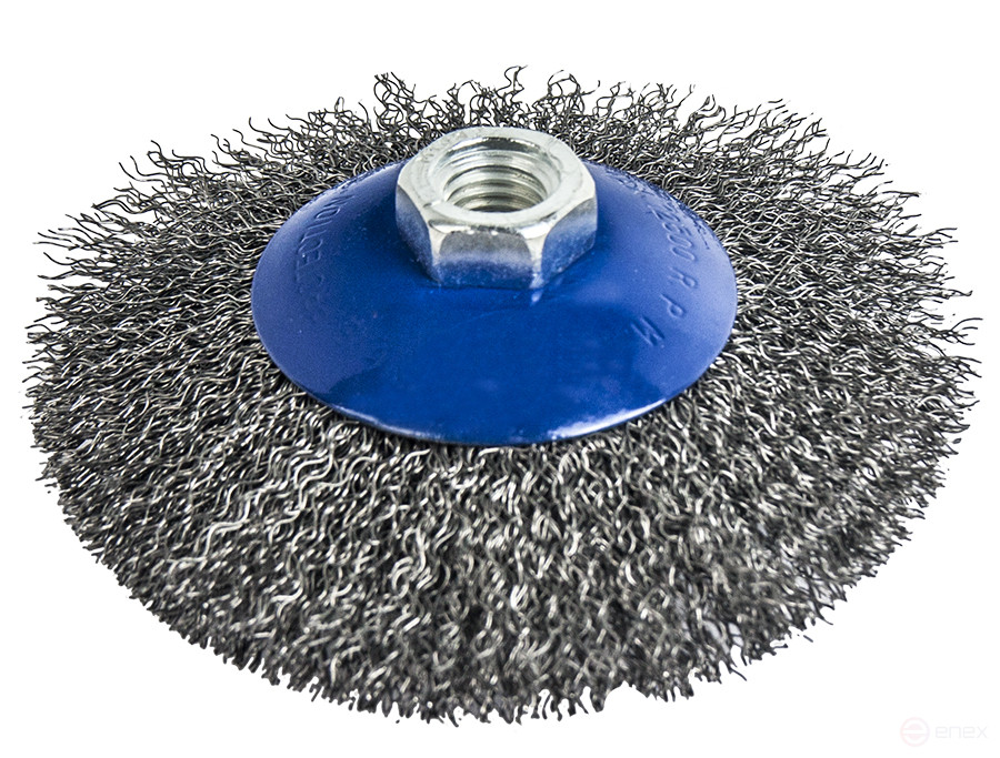 Кордщетка для МШУ радиальная с наклоном мягкая ПРАКТИКА 125 мм М14