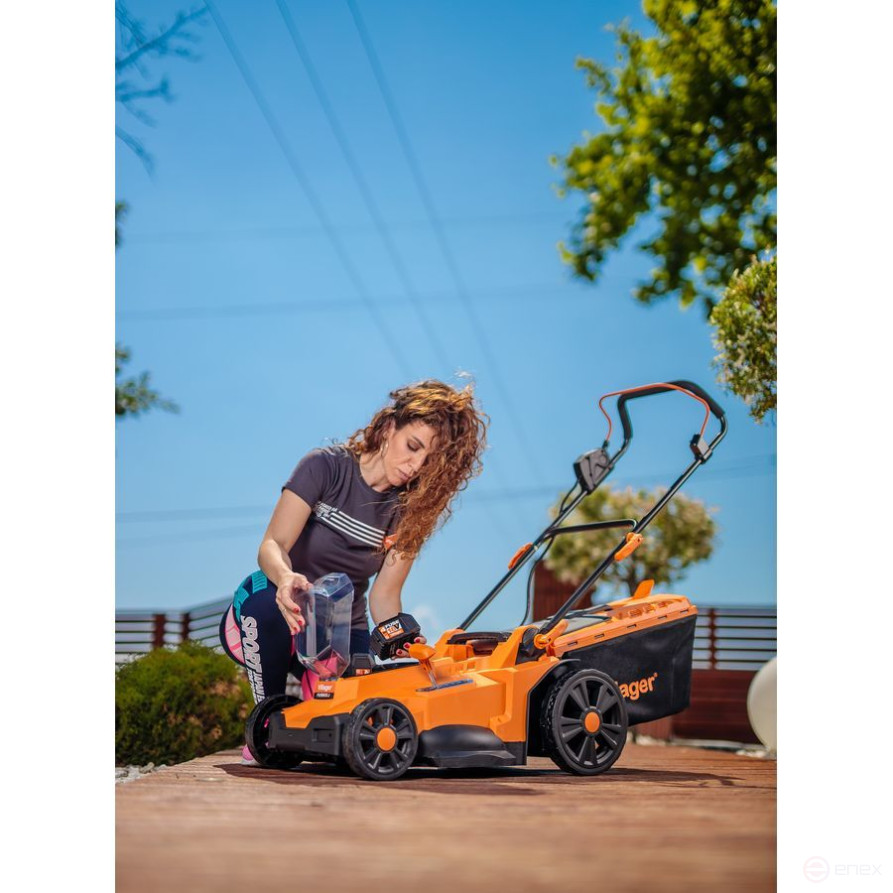 Аккумуляторная газонокосилка Villager VILLY 4340E-2BCB, бесщёточная