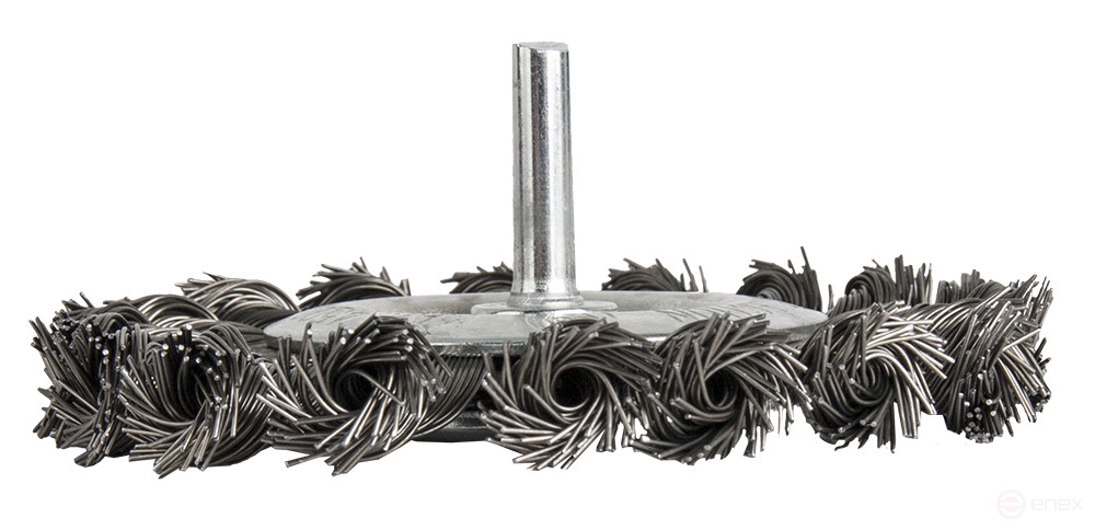 Кордщетка для дрели радиальная витая ПРАКТИКА 100 мм, хвост 6 мм (242-885)