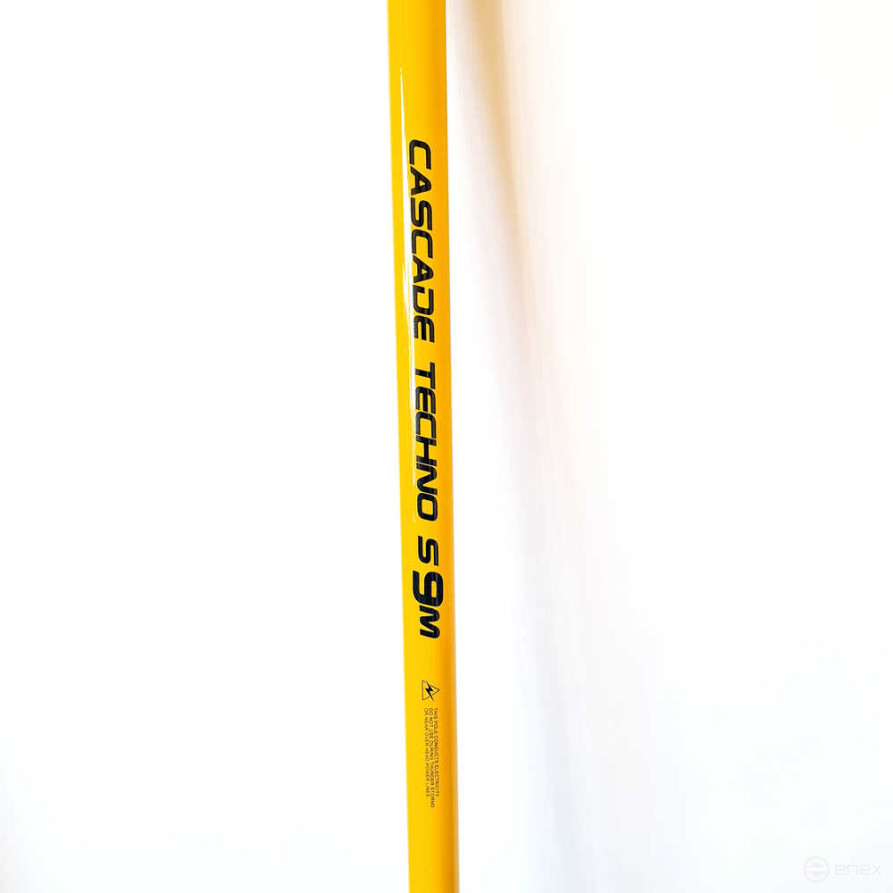 Telescopic carbon fiber Rod Cascade Techno S 9m Yellow