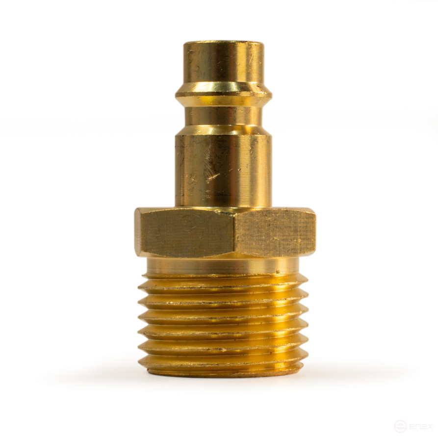 Professional dad fitting with 1/2M male thread, brass, 25 pcs