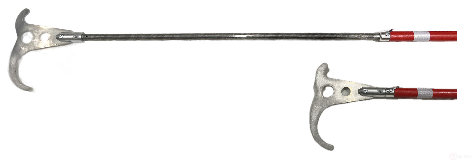 DOUBLE HOOK telescopic lightweight reinforced 1690-2690 mm