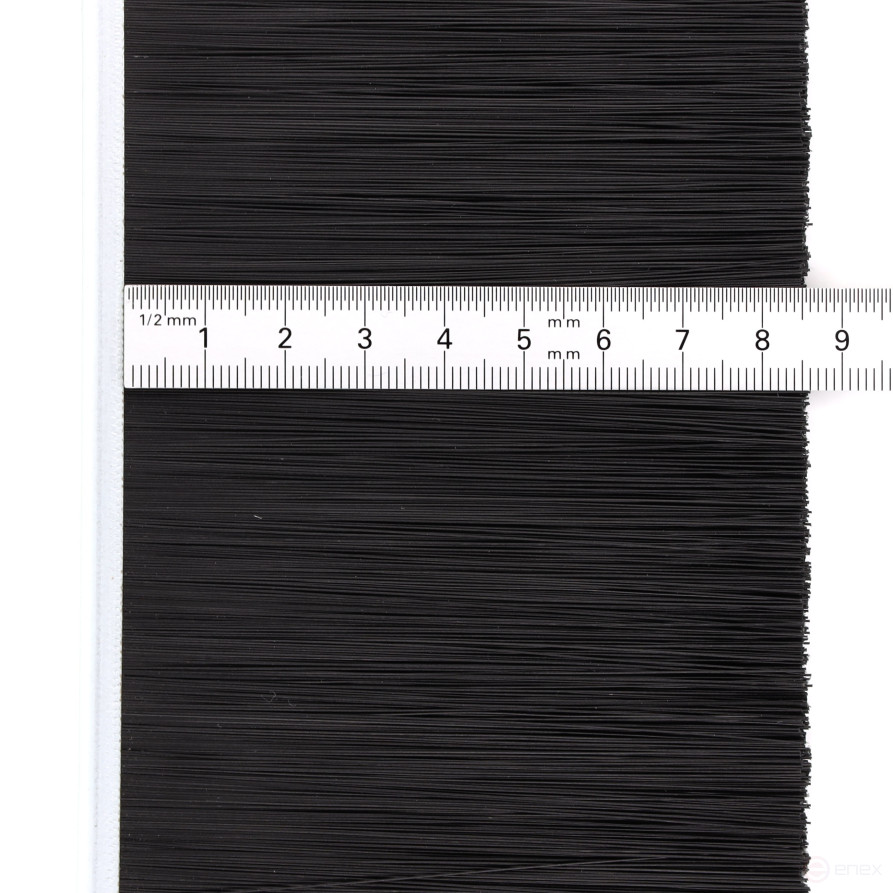 Strip brush linear sealer 2500*90*5 , pile height 85 mm PPL black 0.25 (EB-1125)