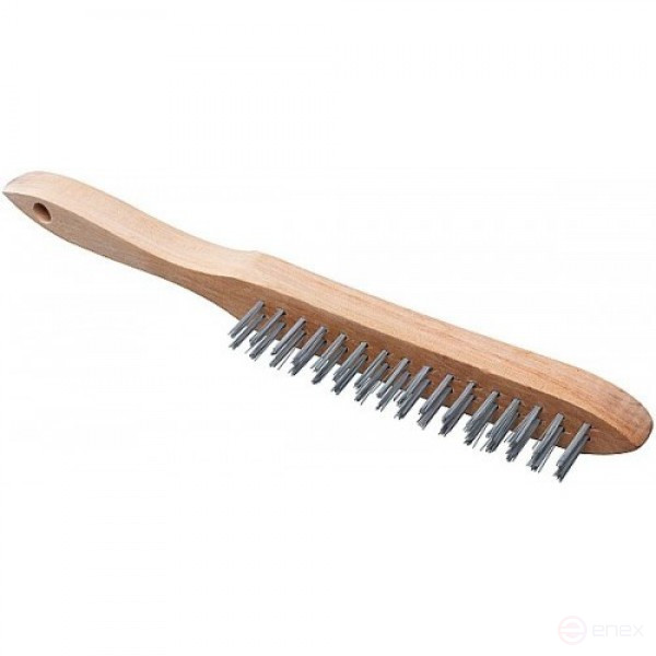 Brush No.138 713303 with wooden handle 3-row