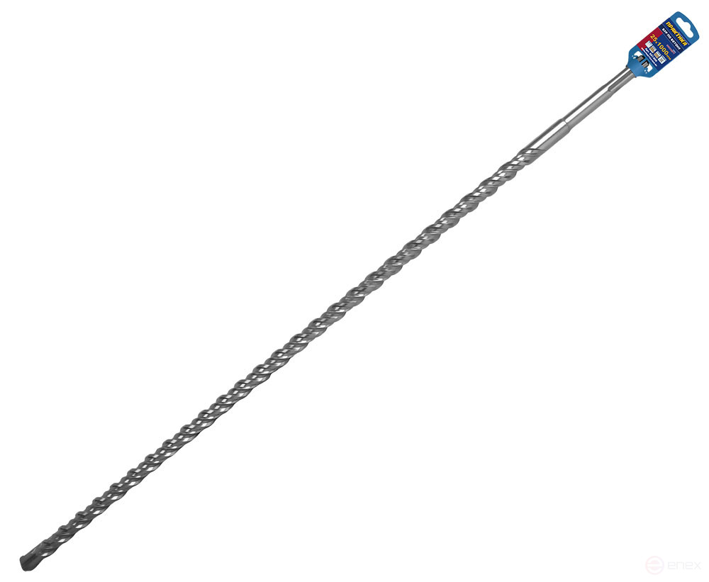 Бур SDS-MAX ПРАКТИКА 25 х 860/1000 мм, КВАДРО, серия Эксперт, по бетону (647-956)