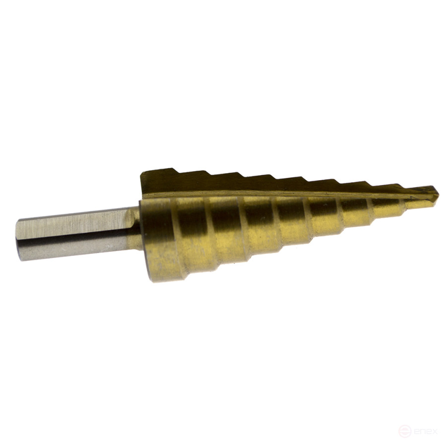 Сверло ступенчатое 4-20мм, HSS, шаг 2мм, ЧЕГЛОК (20/120)