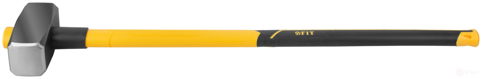 Forged sledgehammer, fiberglass reverse reinforced handle 900 mm, 5 kg