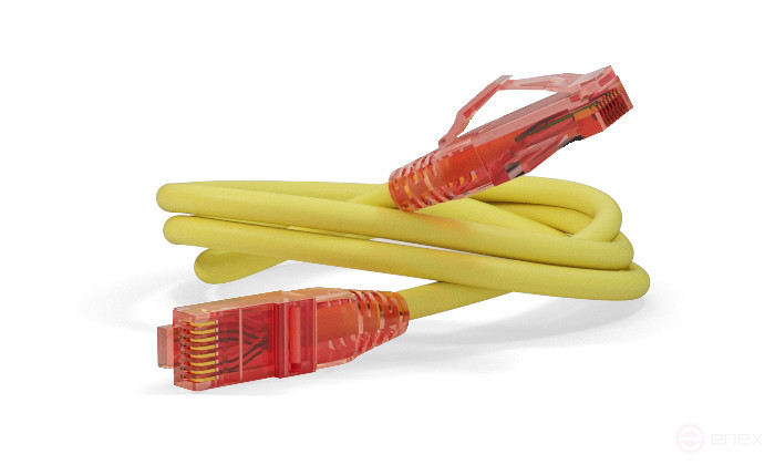 PC-LPM-UTP-RJ45-RJ45-C5e-2M-LSZH-YL Патч-корд U/UTP, Cat.5e (100% Fluke Component Tested), LSZH, 2 м, желтый