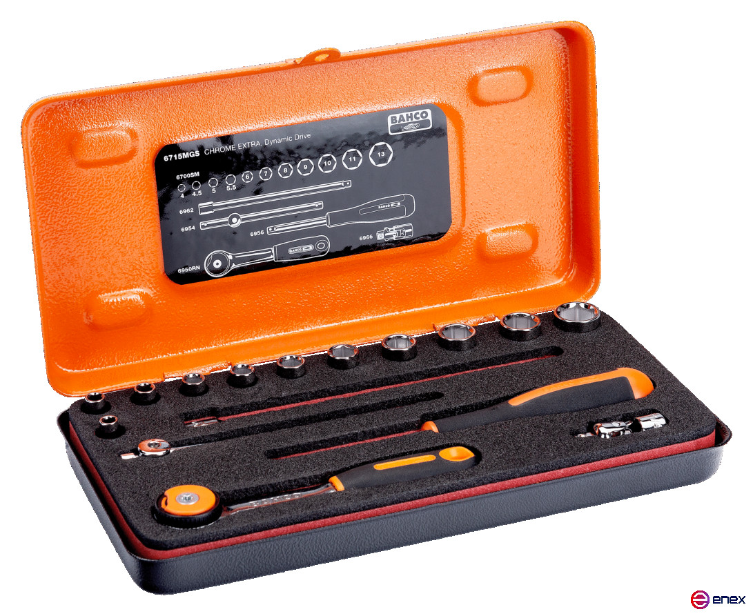 1/4" Set of end heads, 16pcs