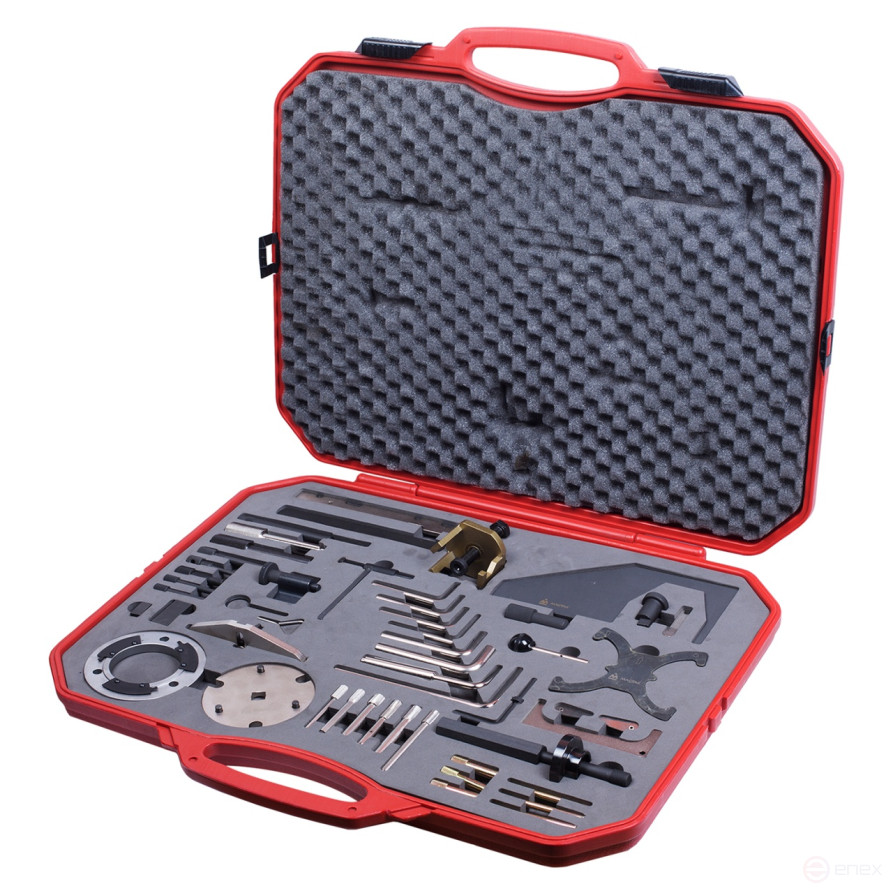 Camshaft / crankshaft locking kit, FORD, case, 38 items MASTAK 103-21402C