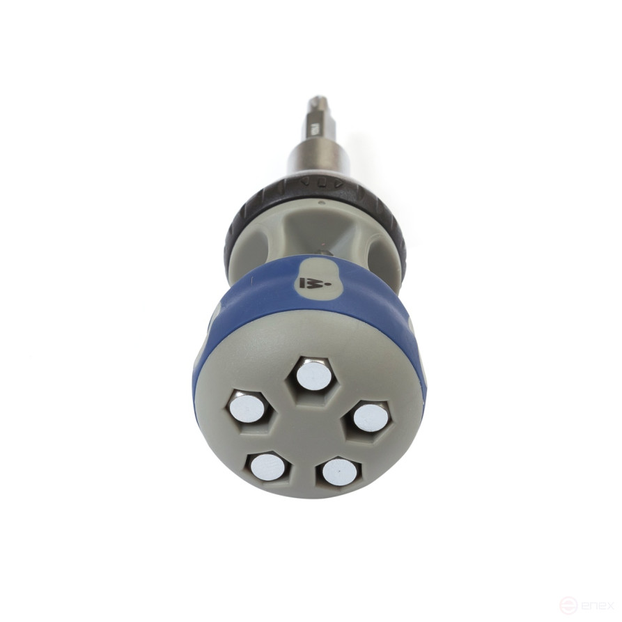 Screwdriver with replaceable inserts (bits), 7 in 1 MASTER 049-7B