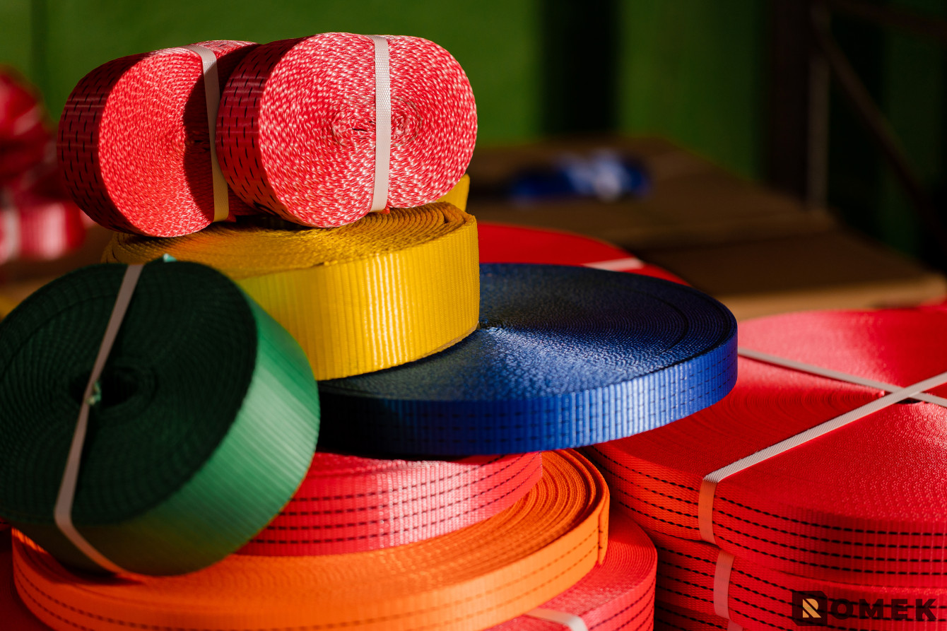 Belt tie tape 25 mm / 1200 DAN (blue), 100m